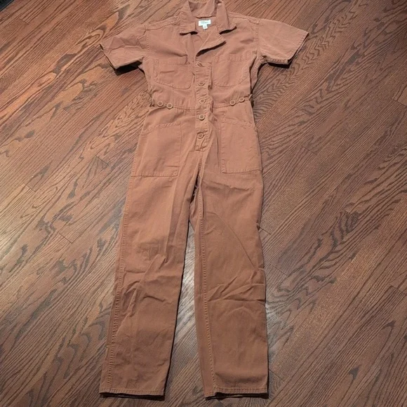 Pistola - Grover Short-Sleeve Cotton Field Jumpsuit - Picture 6 of 9